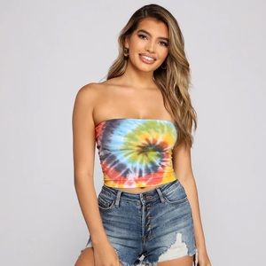 Tie-Dye Tube Top